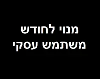 מנוי לחודש - משתמש עסקי